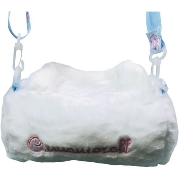 NEW Cinamoroll White Plush Shoulder Crossbody Handbag - Picture 7 of 12